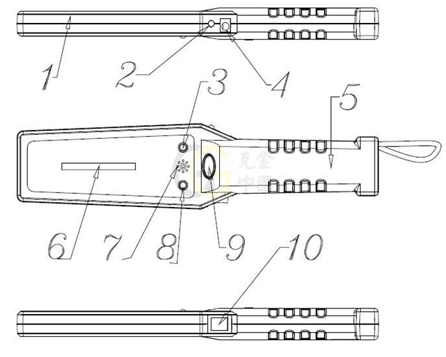 GC-1002 超高灵敏度手持式金属探测器(图2)